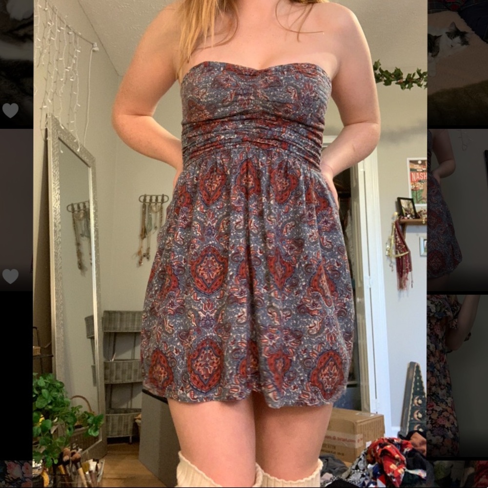 Strapless Urban Outfitters Dress